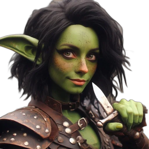staff, face, fantasy art, 3d render transparent PNG cut-out