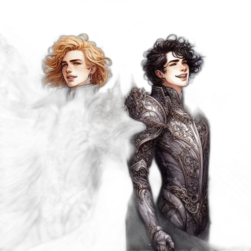 fantasy art, concept art, watercolor, comic book art transparent PNG cut-out