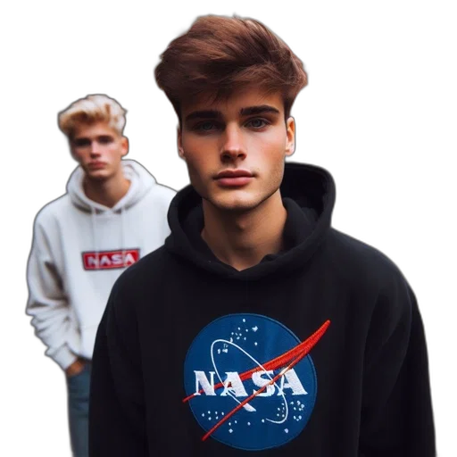 jacket, face, hair, creature transparent PNG cut-out