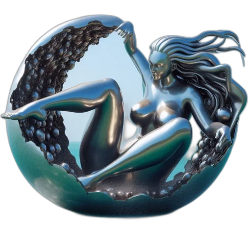 jewelry, dragon, fantasy art, 3d render transparent PNG cut-out