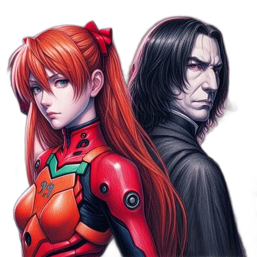 concept art, anime, comic book art, fantasy art transparent PNG cut-out