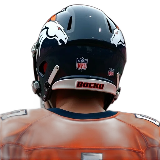 close, jersey, helmet, broncos transparent PNG cut-out