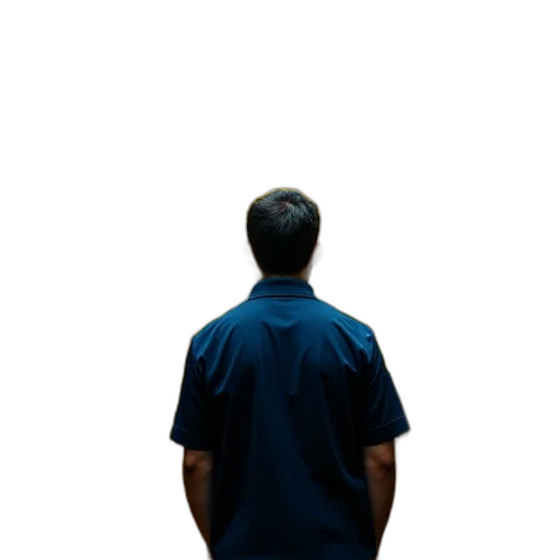 staff, jacket, robot, face transparent PNG cut-out