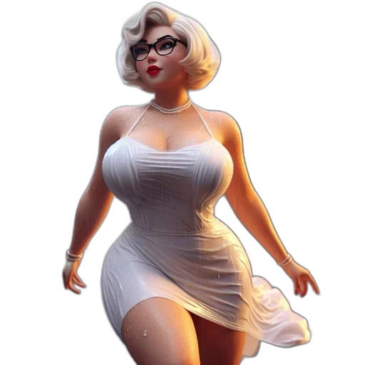 dress, 3d render, concept art, pixel art transparent PNG cut-out