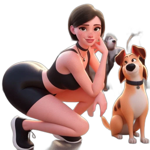 animal, concept art, 3d render, cartoon transparent PNG cut-out
