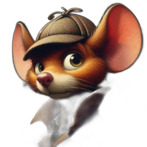 hat, staff, animal, face transparent PNG cut-out