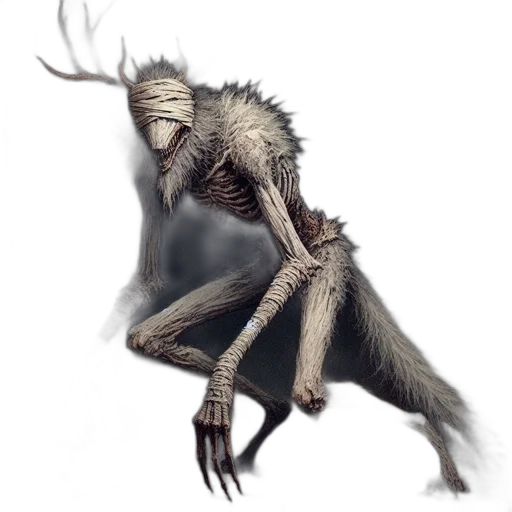 creature, animal, dragon, staff transparent PNG cut-out
