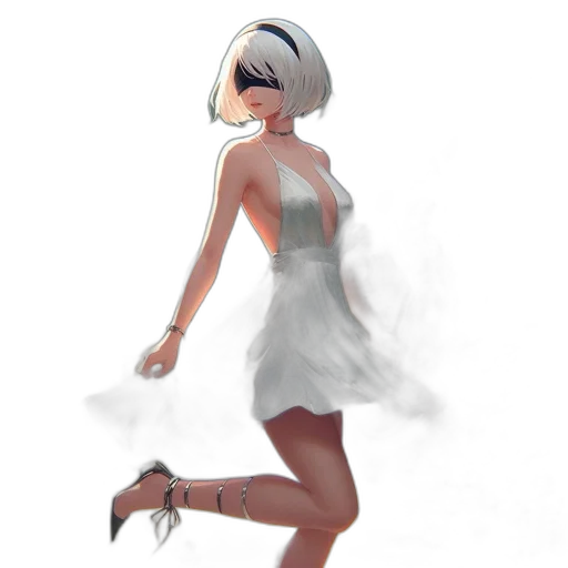 dress, mask, robot, face transparent PNG cut-out
