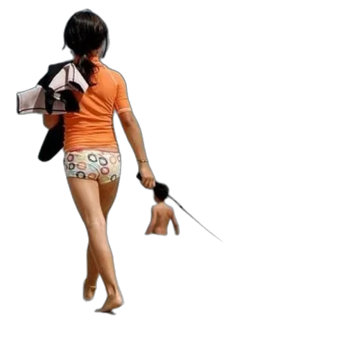 staff, umbrella, weapon, dress transparent PNG cut-out