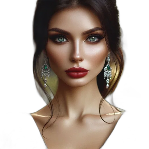 jewelry, face, crown, dress transparent PNG cut-out