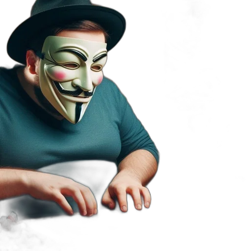mask, face, concept art, 3d render transparent PNG cut-out