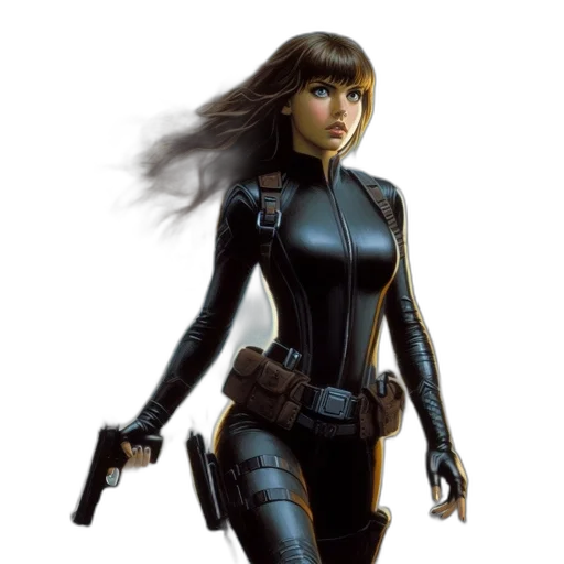 concept art, comic book art, fantasy art, photorealistic transparent PNG cut-out