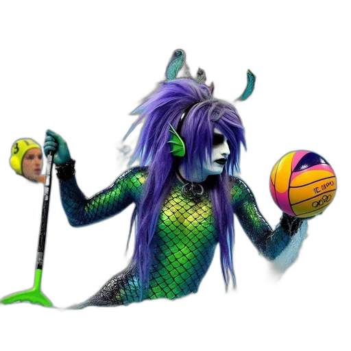 creature, staff, animal, hair transparent PNG cut-out