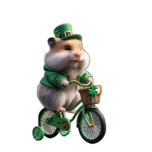 animal, concept art, 3d render, green transparent PNG cut-out