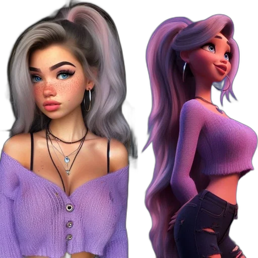 3d render, concept art, fantasy art, cartoon transparent PNG cut-out