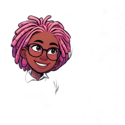 staff, hair, face, cartoon transparent PNG cut-out
