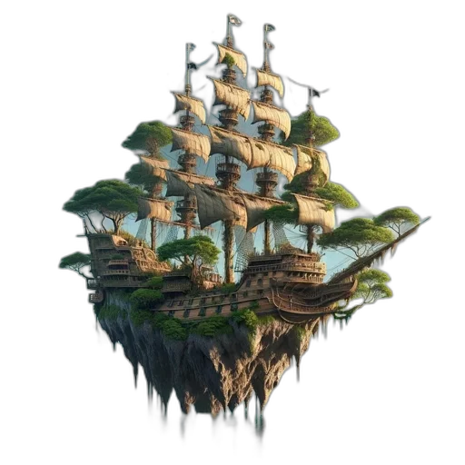 tree, building, crown, dragon transparent PNG cut-out