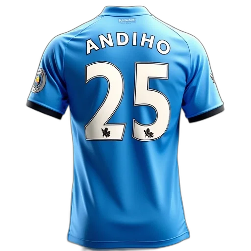 manchester, city, home, shirt transparent PNG cut-out