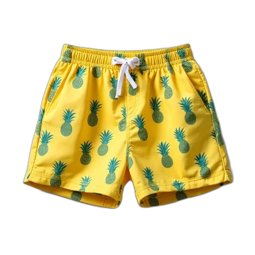 green, pair, yellow, shorts transparent PNG cut-out