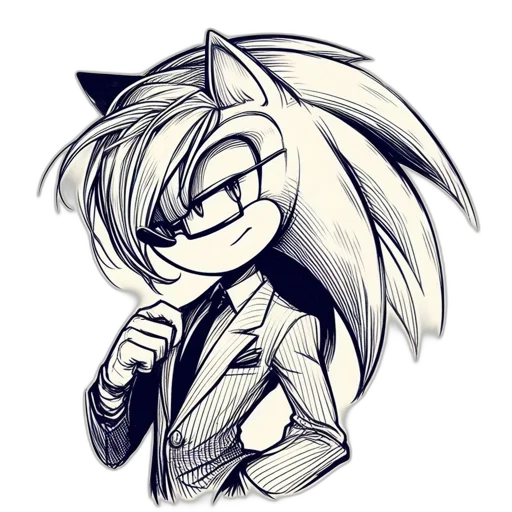 jacket, staff, cartoon, anime transparent PNG cut-out