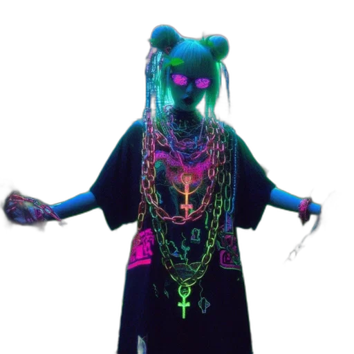 mask, creature, dress, jewelry transparent PNG cut-out