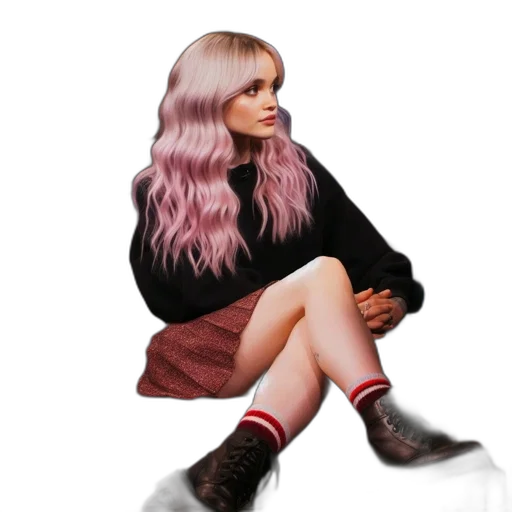 hair, jacket, creature, dress transparent PNG cut-out