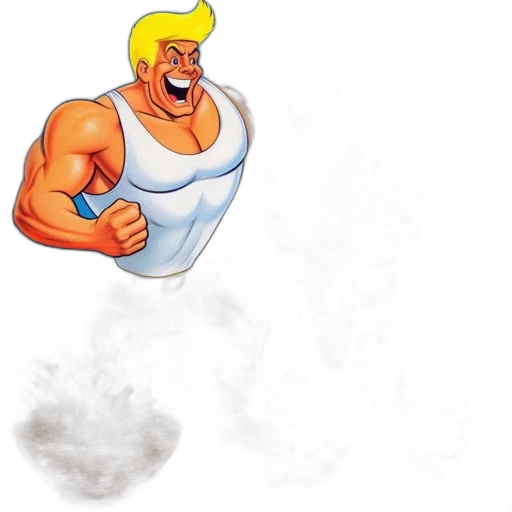 concept art, comic book art, cartoon, pixel art transparent PNG cut-out