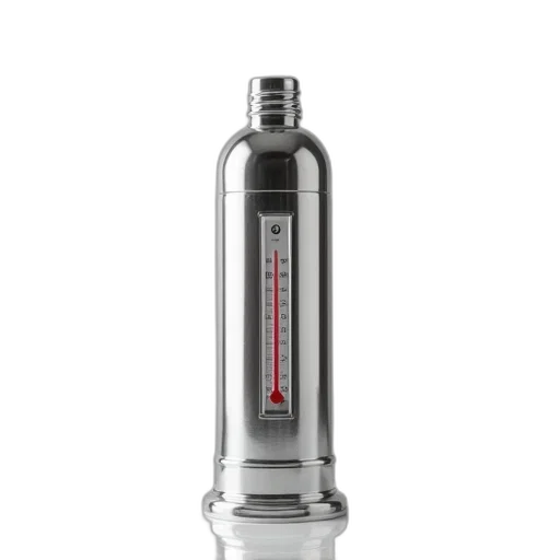 bottle, thermometer, cover, holder transparent PNG cut-out