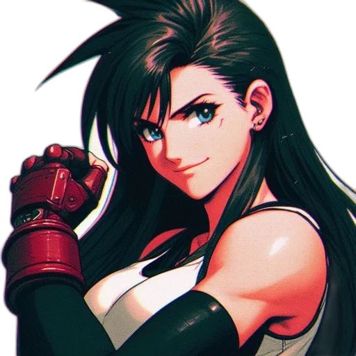 weapon, face, anime, comic book art transparent PNG cut-out