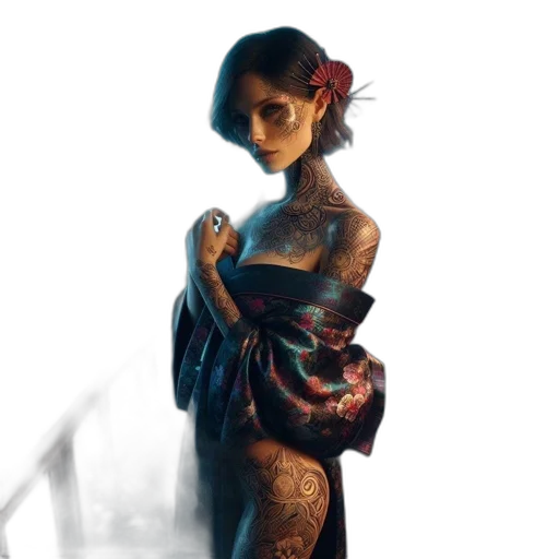 dress, face, robot, concept art transparent PNG cut-out