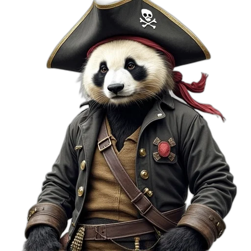 jacket, staff, animal, photorealistic transparent PNG cut-out