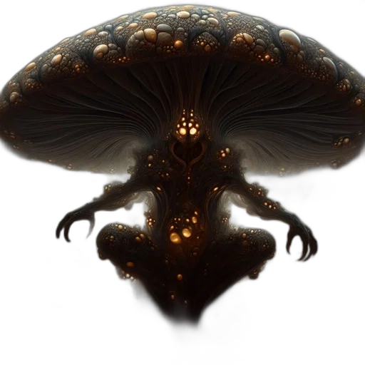 crown, hat, creature, umbrella transparent PNG cut-out