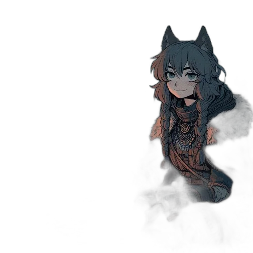 creature, dragon, mask, staff transparent PNG cut-out