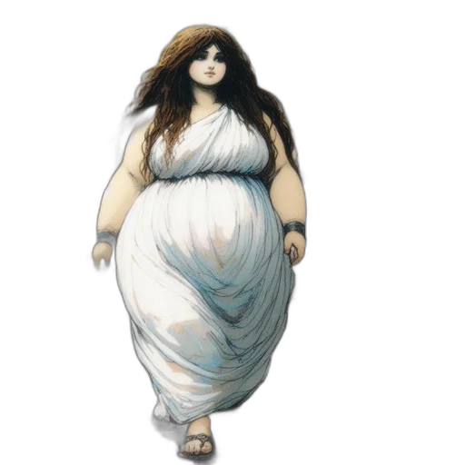dress, creature, concept art, fantasy art transparent PNG cut-out