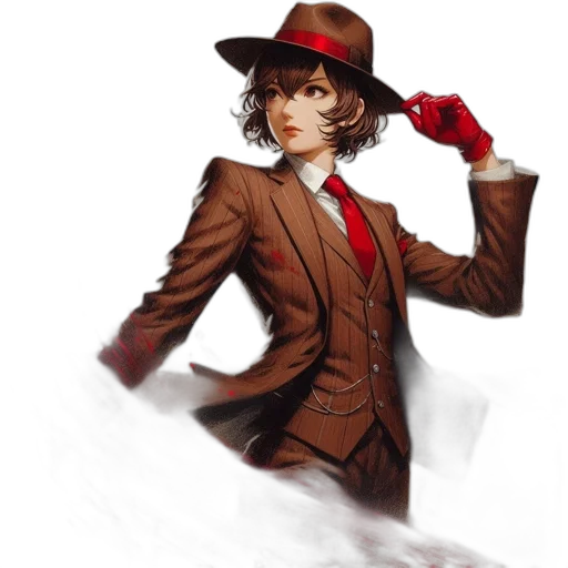 staff, hat, jacket, concept art transparent PNG cut-out