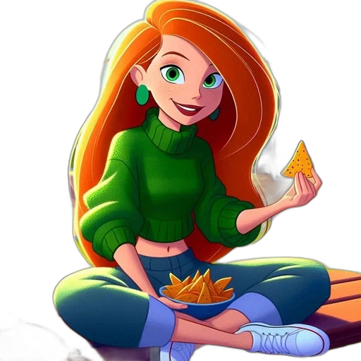 cartoon, concept art, comic book art, 3d render transparent PNG cut-out