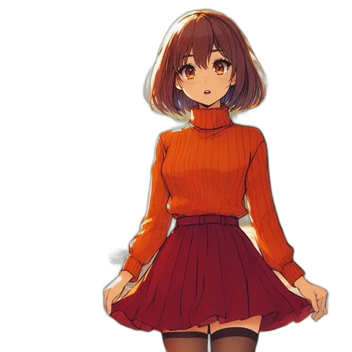 dress, jacket, flower, face transparent PNG cut-out