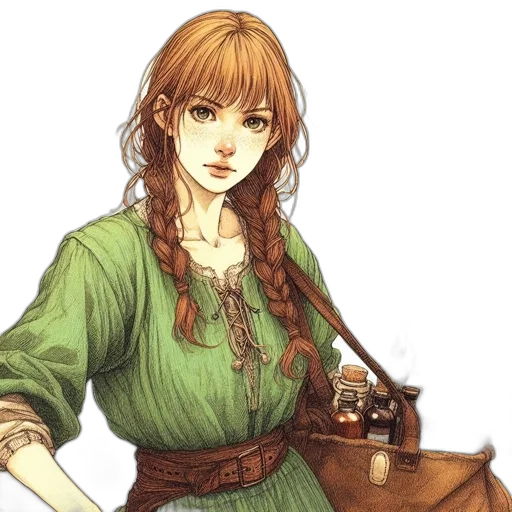 staff, jewelry, dress, fantasy art transparent PNG cut-out
