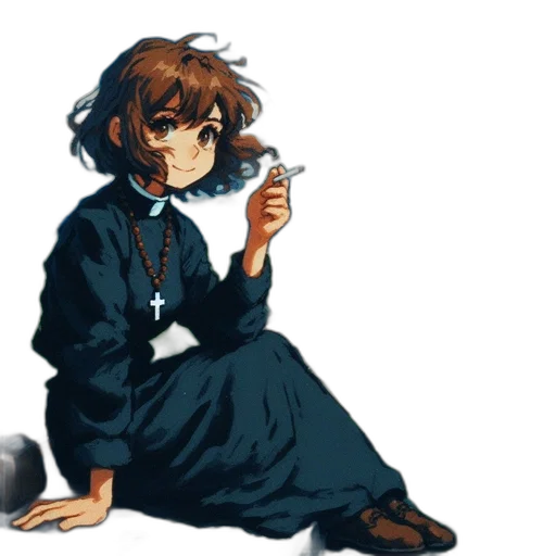 staff, dress, weapon, jacket transparent PNG cut-out