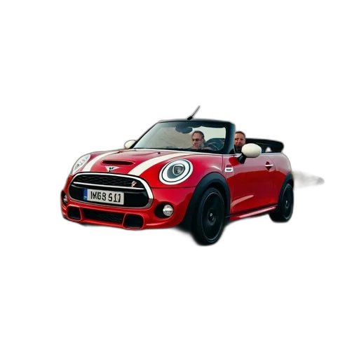 car, 3d render, photorealistic, red transparent PNG cut-out