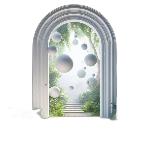 building, furniture, 3d render, concept art transparent PNG cut-out