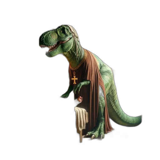 dragon, animal, creature, staff transparent PNG cut-out