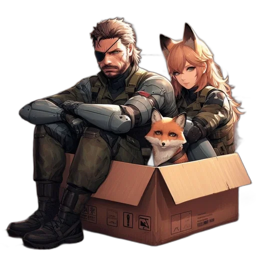 animal, concept art, pixel art, cyberpunk transparent PNG cut-out