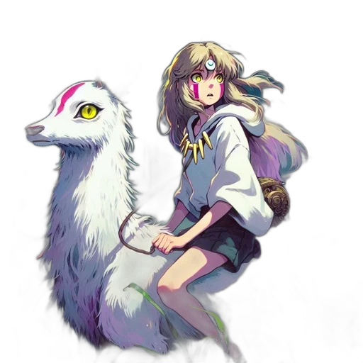 animal, creature, staff, jacket transparent PNG cut-out