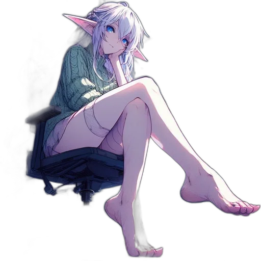 dress, creature, staff, dragon transparent PNG cut-out