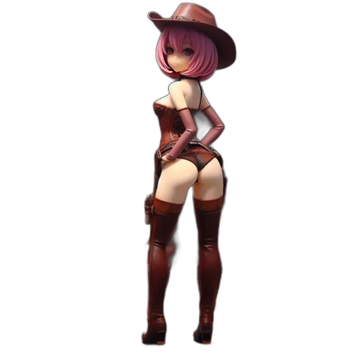 hat, staff, robot, dress transparent PNG cut-out