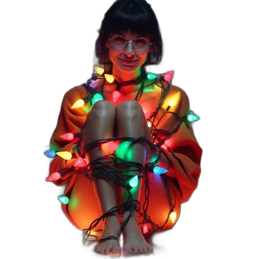 dress, cyberpunk, 3d render, photorealistic transparent PNG cut-out
