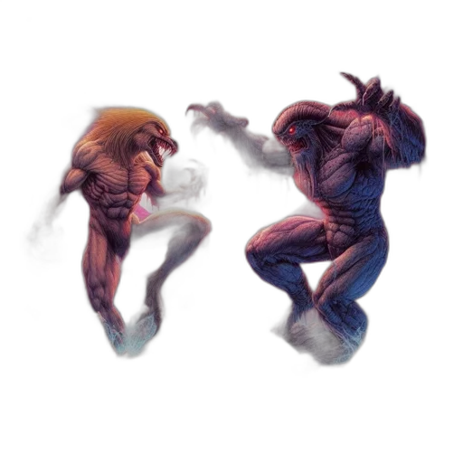 creature, concept art, comic book art, fantasy art transparent PNG cut-out