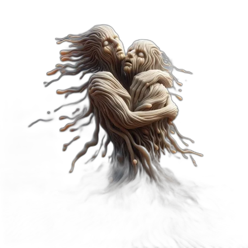 creature, hair, concept art, fantasy art transparent PNG cut-out