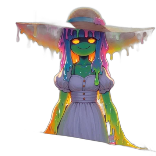 dress, hat, mask, creature transparent PNG cut-out